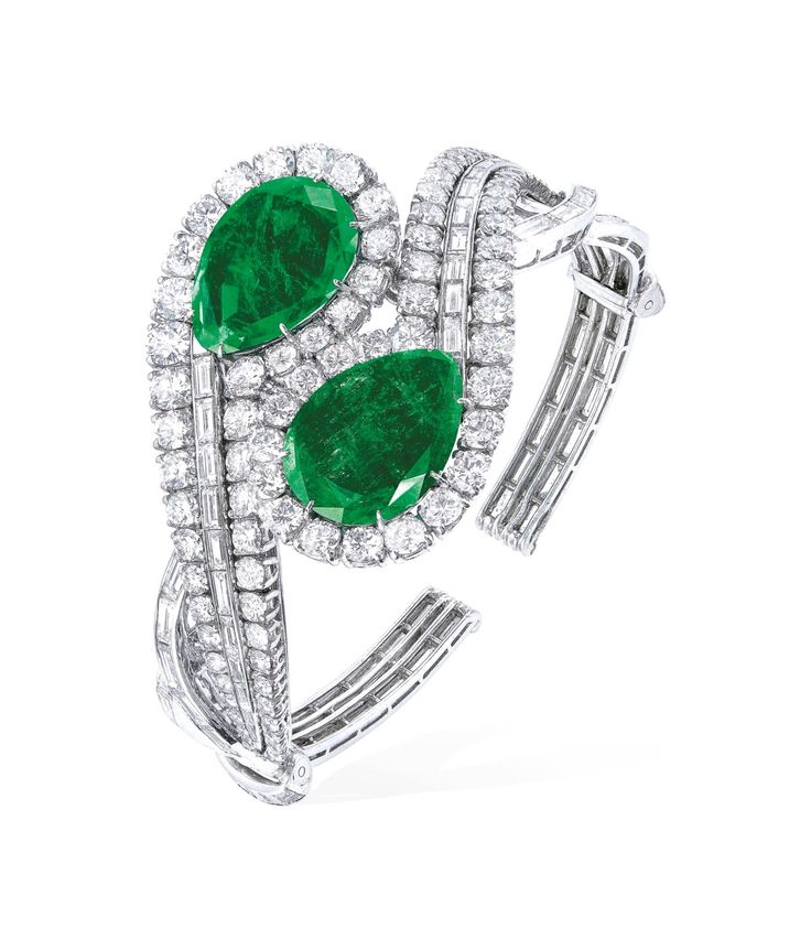 EMERALD AND DIAMOND BANGLE | Jewelry, bracelet | Christie's