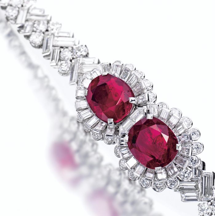 Ruby and diamond bracelet, Cartier, circa 1935 400,000 — 500,000 USD LOT SOLD....