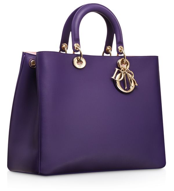 Dior Violet Diorissimo Large Bag