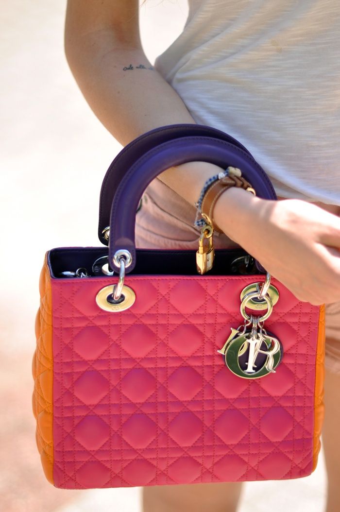 Lady Dior handbag.