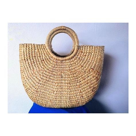 Straw Bag Summer Market Bags Hand bags Boho Totes Beach Bags burlap... ❤️ li...