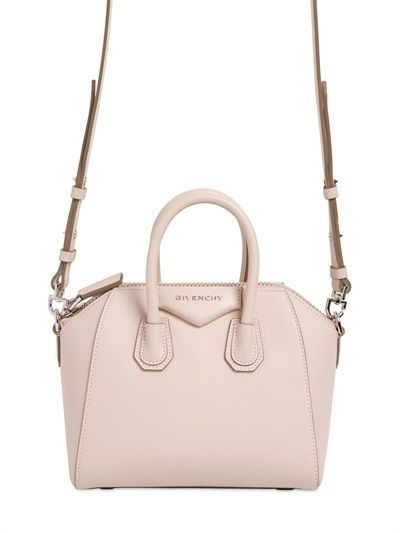 This light blush colored Givenchy bag will go with everything is your closet!