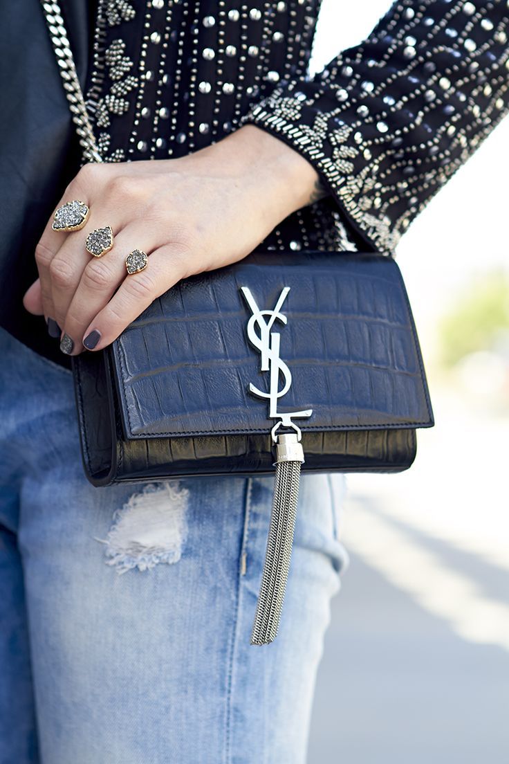 YSL Assandre Small Tassel Crossbody Bag #fashionjackson