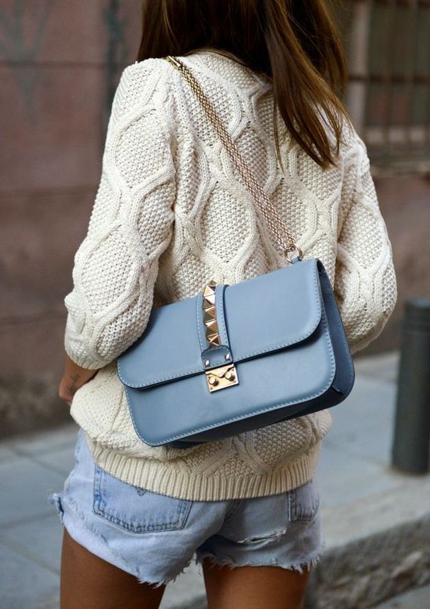 Valentino Glam Lock Handbag | Studded perfection.