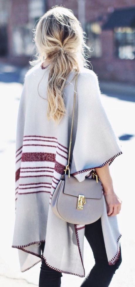 We love Ponchos for fall.