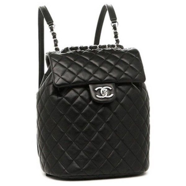 chanel backpack - Google Search ❤️ liked on Polyvore featuring bags, backpac...