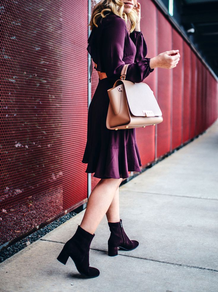 how to style burgundy boots + why these are so special!