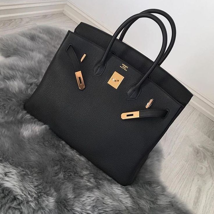 Pretty Black HERMÈS Birkin Bag