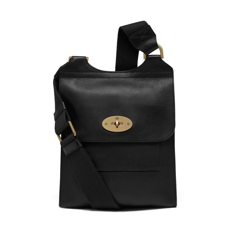 Mulberry - Antony in Black Natural Leather