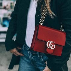 Throw on a statement bag to upgrade any look.