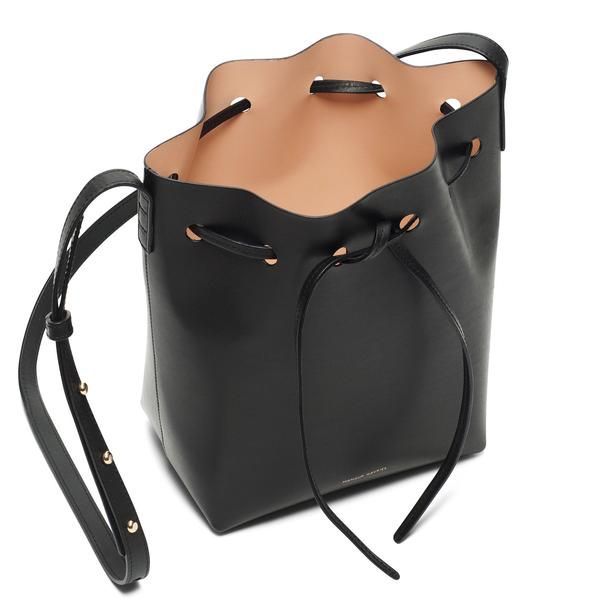 Black/Ballerina Mini Bucket Bag