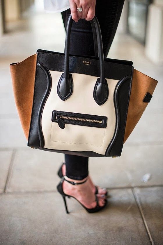 Celine Paris Leather Handbag// 