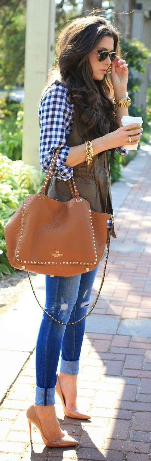 Fall Street Preppy Outfit Idea by The Sweetest Thing Clothing, Shoes & Jewelry :...