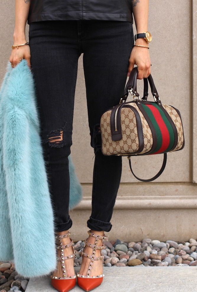 Gucci Classic Monogram Boston Bag now available for sale at www.lovethatbag.ca