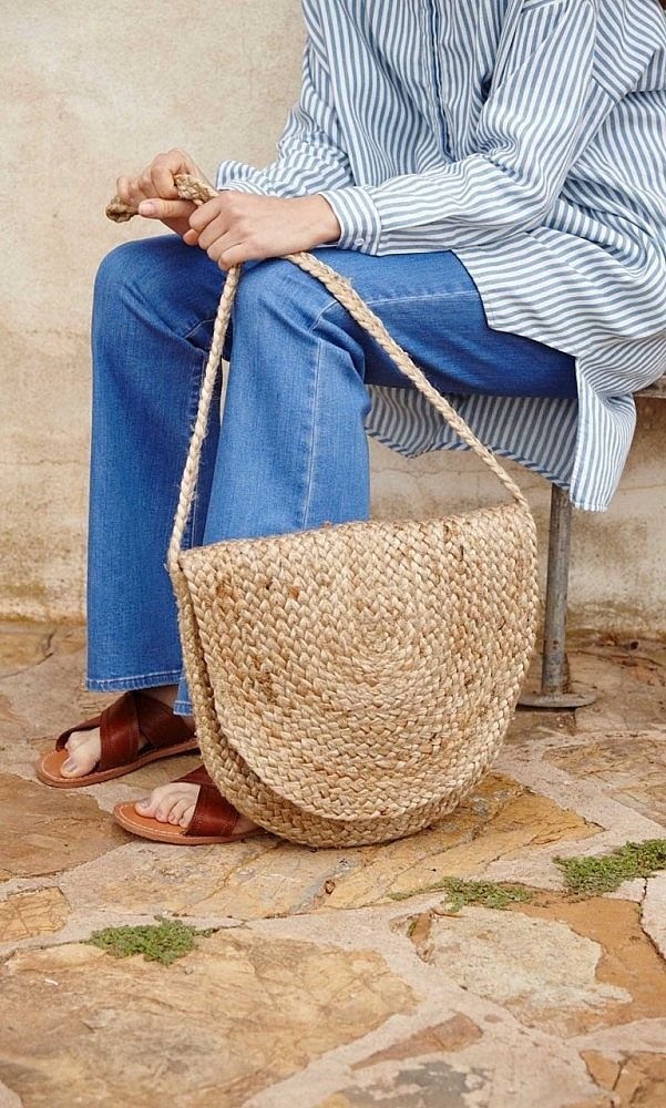 denim, stripes and a straw bag Clothing, Shoes & Jewelry : Women : handbags and ...