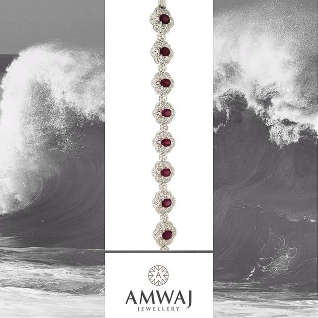 An elegant diamond and ruby bracelet is a pure reflection of sophistication from...