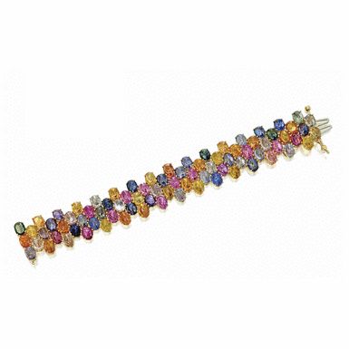 Multi-colored sapphire bracelet, Nardi | Lot | Sotheby's