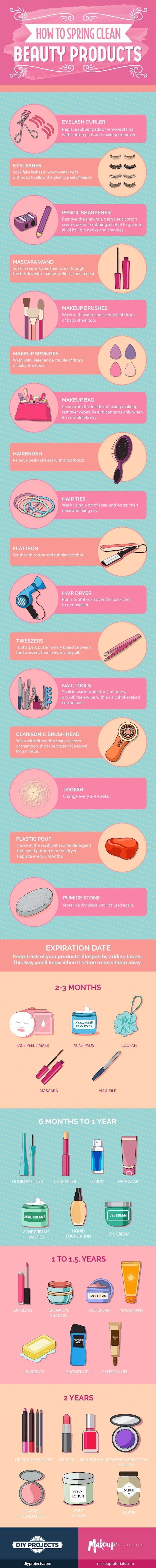 Spring Cleaning Tips for Your Beauty Products