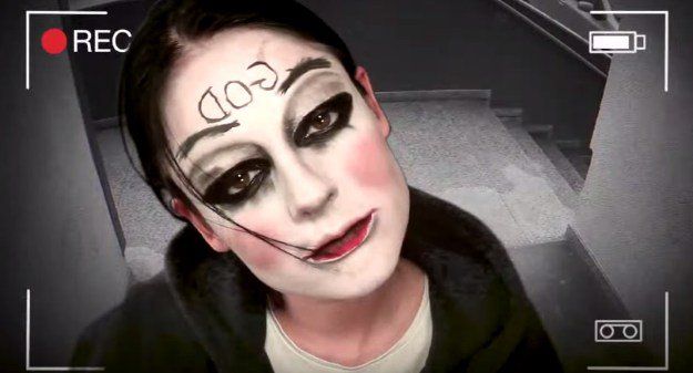 8. God Mask (The Purge: Anarchy) | 15 DIY Movie-Inspired Makeup Inspirations for...