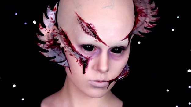 9. Fornicus (Cabin in the Woods | 15 DIY Movie-Inspired Makeup Inspirations for ...