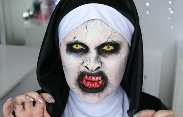 Valak (The Conjuring) | 15 DIY Movie-Inspired Makeup Inspirations for Halloween