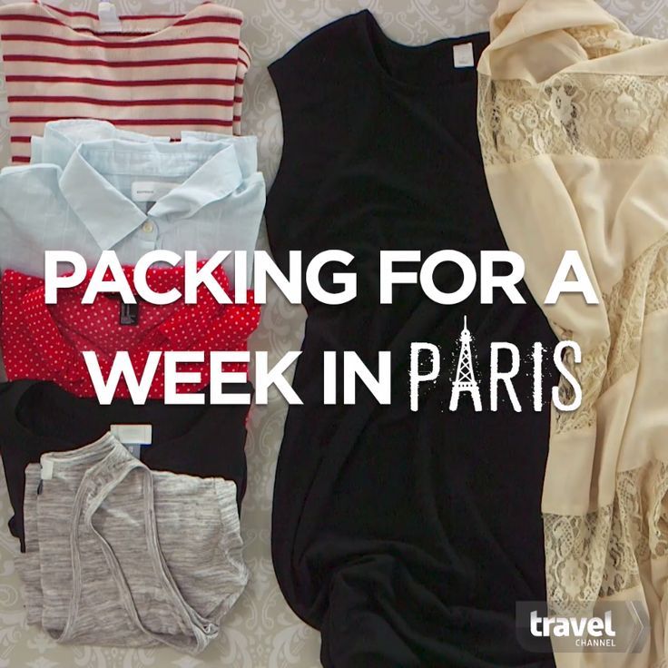 Packing for a Week in Paris