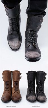 Shoes - Military Vintage Biker Boots - 20 for only 199.00 !!!