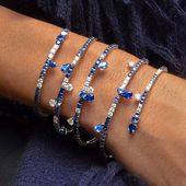 Cellini Jewelers NYC on Instagram: “Tangled up in blue and I love it! 💙💙💙 #wrapmeup #bluejeanjewels #friendlyserpent #diamondsandsapphires craving @crivelliofficial #crivelli…”