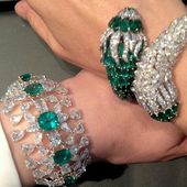 Christies diamonds and emeralds #Repost from @Alysha Cauffman Cauffman Cauffman ...