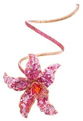 Nuun, Lumière collection, Orchidée bracelet in rose gold with 6 cts of rubies,...