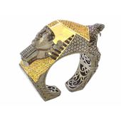 Pharaoh Cobra Cuff - Yellow / Gold