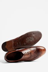 Paul Smith Shoes | Chocolate Burnished Leather Chuck Brogues by Paul Smith Shoe