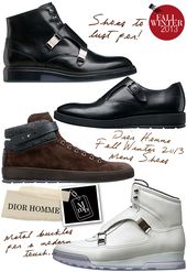 myMANybags: Dior Homme Fall Winter 2013 Mens Shoes