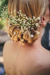 Wedding Hairstyles with Rustically Chic Style - MODwedding