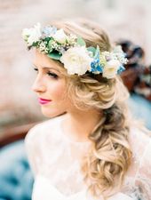 Dusty Blue and Lavender French Wedding Inspired Shoot - MODwedding