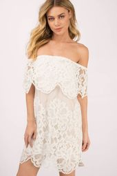 Play For Keeps Lace Shift Dress
