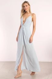 Eyes On You Knotted Maxi Dress