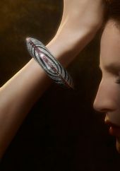 The 'Zebra' high jewellery bracelet from the L'Odyssée de Cartier Parcours d'un...