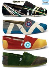 AVENGERS Themed TOMS Shoes — GeekTyrant