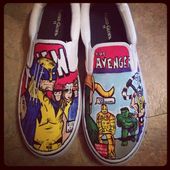 50 Unique And Wonderfully Geeky Hand-Painted Shoes