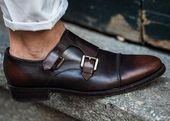 MonkStrap || Men's leather shoes