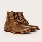Natural Cap-toe Trench Boot - Footwear