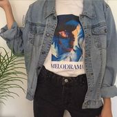 Lorde Album Cover Melodrama Painting T-Shirt Unisex Pop Music Graphic Tee Grunge Aesthetic Street Style Tee Shirt Short Sleeves | Wish