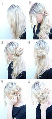 5 Gorgeous Messy Updos For Long Hair | Makeup Tutorials