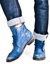 diesel-black-gold-ss-2009-blue-ankle-boot-1