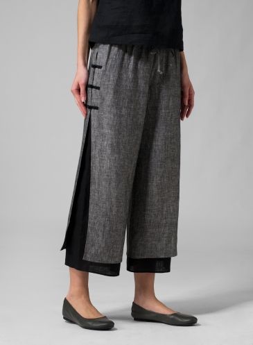 Linen Double-Layer Pants