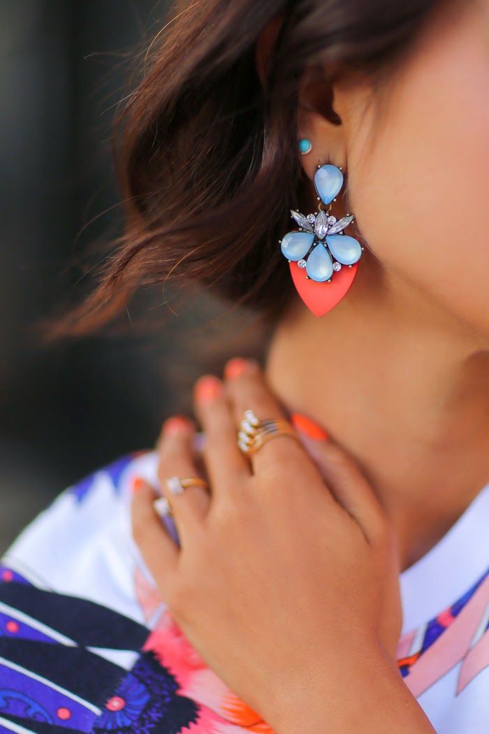 Pretty drop earrings